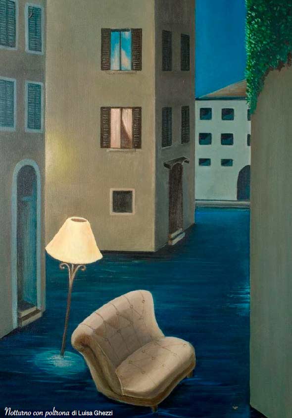 immagine psicoterapia prato - Notturno con poltrona di Luisa Ghezzi
